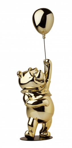 Winnie The Pooh Chromed Gold
