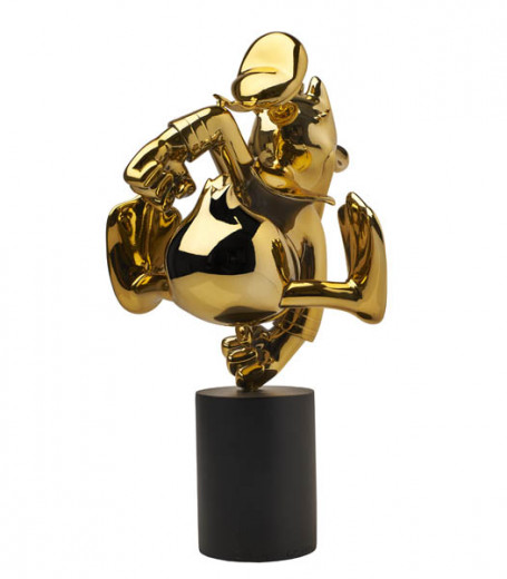 Excited Donald Chromed Gold