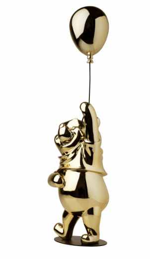Winnie The Pooh Chromed Gold