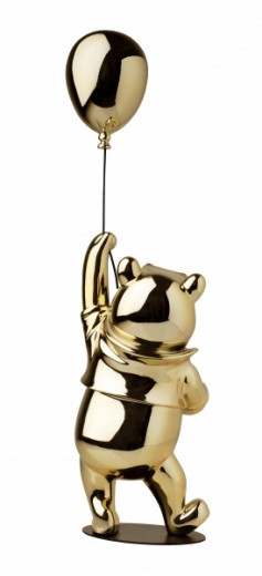 Winnie The Pooh Chromed Gold