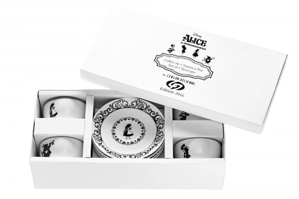 4 Alice Coffee Cups Set