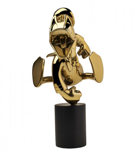 Excited Donald Chromed Gold