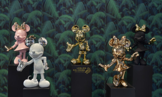 Mickey Welcome Chromed - 60 Cm
