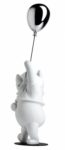 Winnie The Pooh White & Silver
