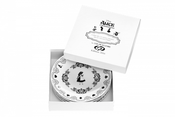 4 Alice Dessert Plates