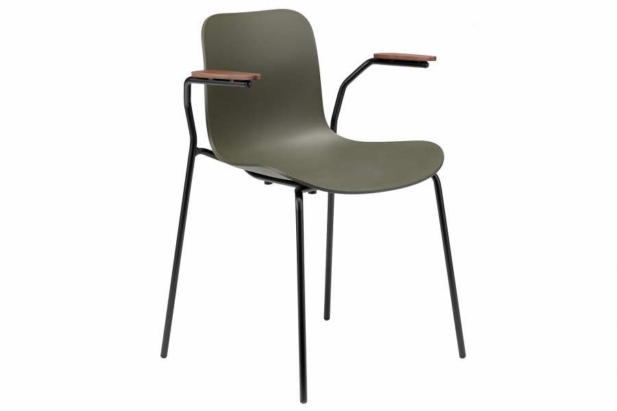 Стул Langue Stack Armrest