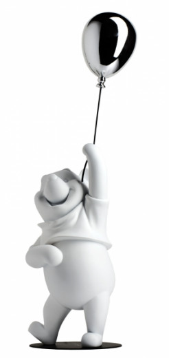Winnie The Pooh White & Silver