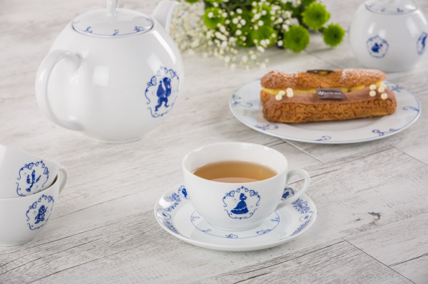 Box Of 4 Teacups Beauty And The Beast